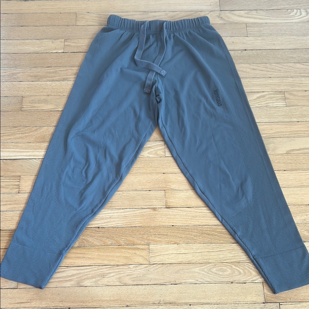 Gymshark ribbed joggers.